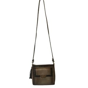 Brahmin Brown Tan Leather Crossbody